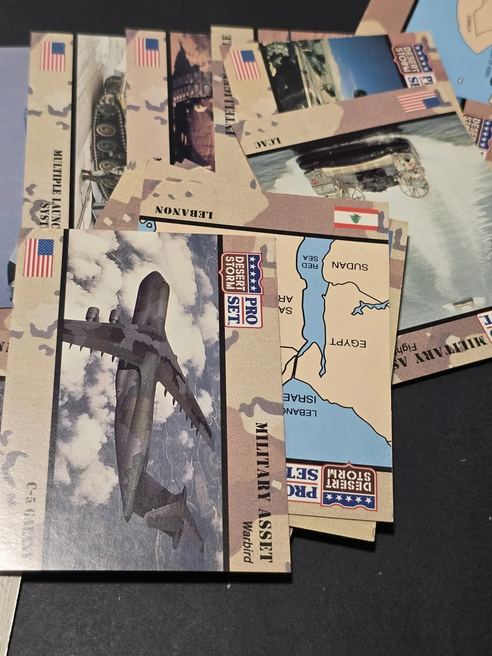 Vintage 1991 Pro Set Desert Storm Trading Cards Base Set 249 Missing #13